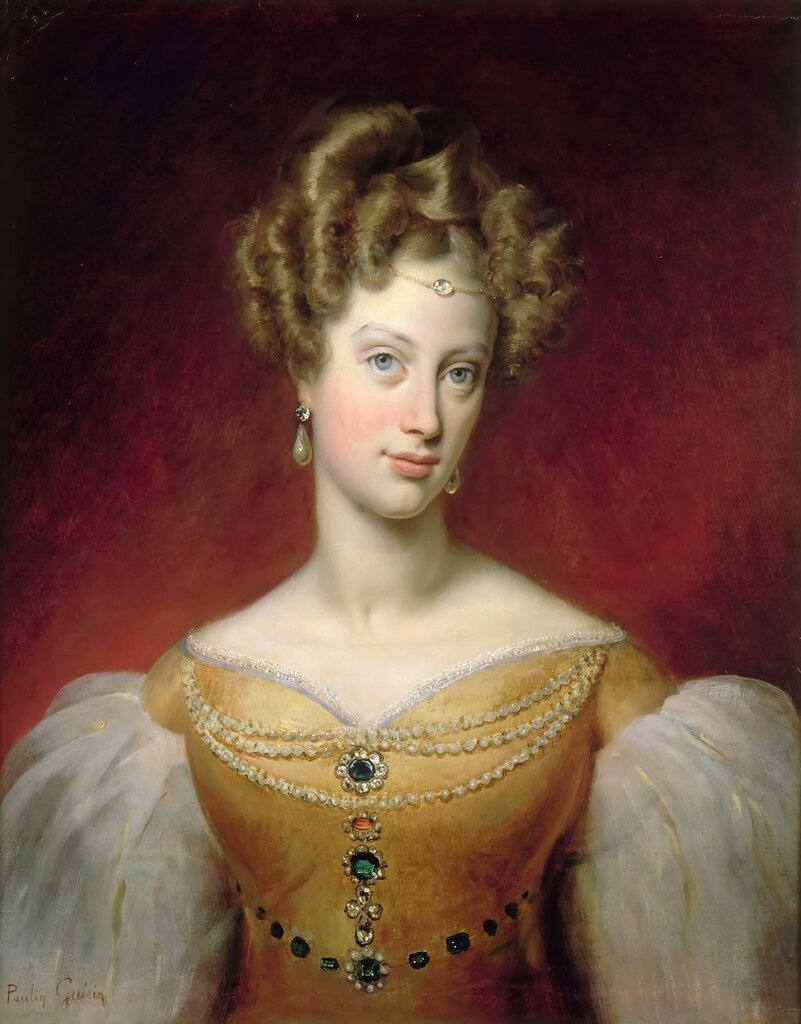 Marie-Caroline, princesse de Bourbon-Sicile, duchesse de Berry Jean-Baptiste Paulin Guérin