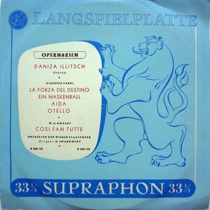 Daniza Illitsch (sopran) (1952) [Supraphon, LPM 132]