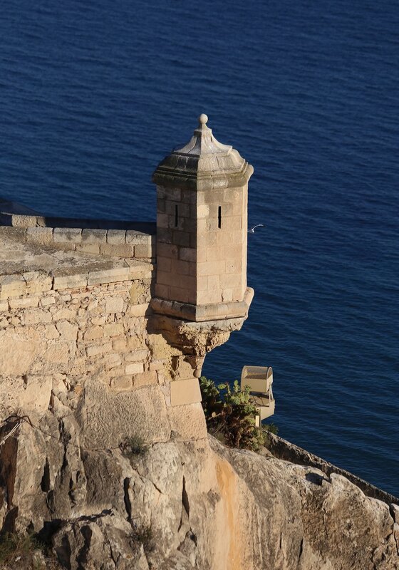 Alicante. The castle of Santa Barbara (Castell de la Santa Bàrbara)