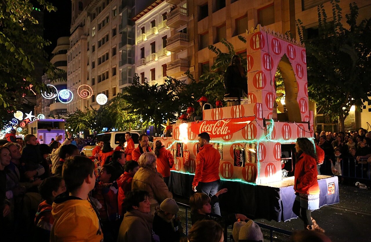 Alicante. Procession (Cavalcade) of the three Magi (Cabalgata de Reyes Magos de Alcoy)