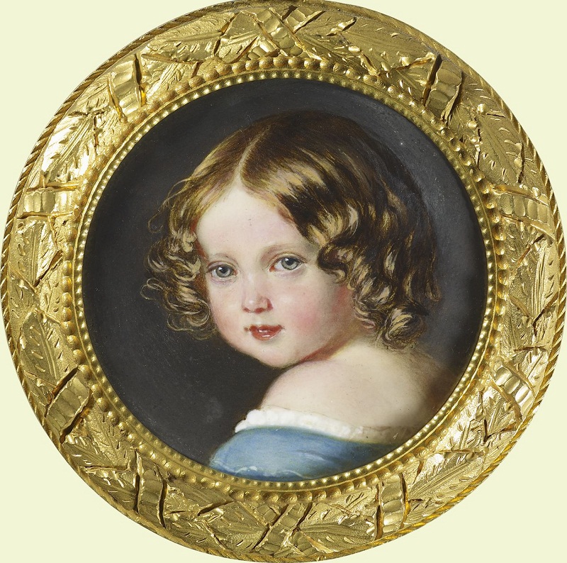 Принцесса Елена (1846-1923)  Подпись и дата 1850