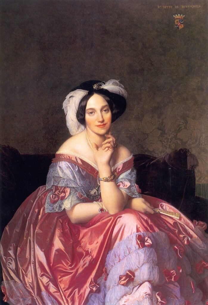 Baronesss Betty de Rothschild Jean-Auguste-Dominique Ingres - 1848