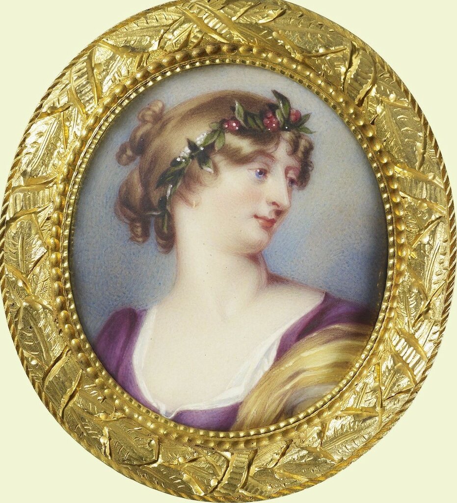 Королева Каролина (1768-1821)  Подпись и дата 1 845 По заказу королевы Виктории в 1844 году